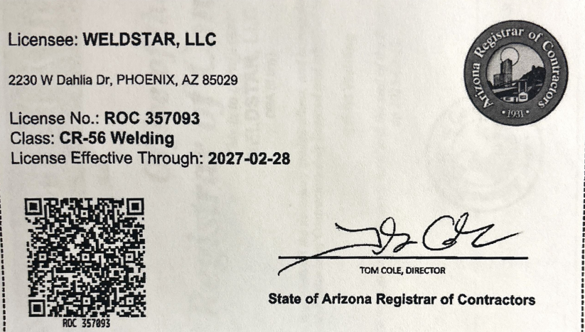 Weldstar LLC